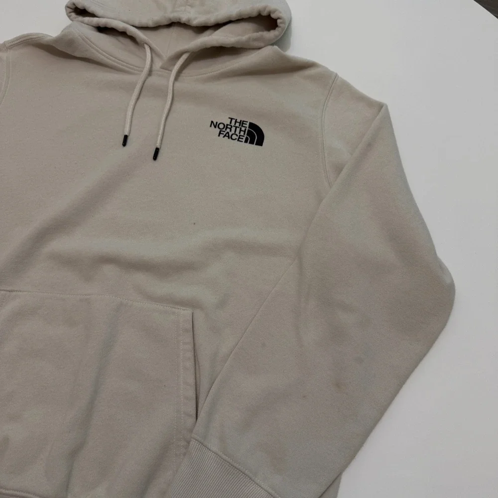 The North Face Half‎ Dome Tan Cotton Blend Pullover Hoodie Mens XL